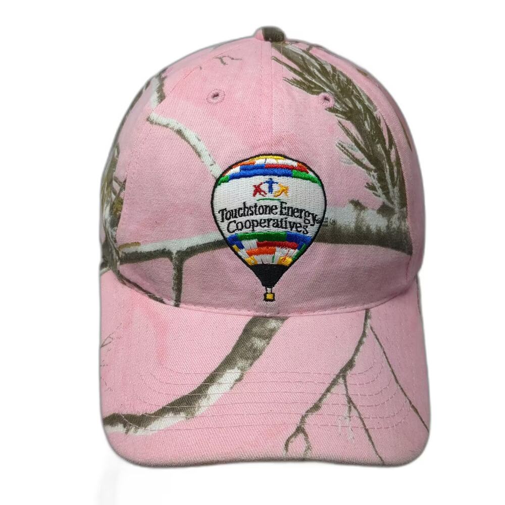 Graffiti Pink Baseball Cap Hat OS Strapback Realtree Touchstone Energy Balloon